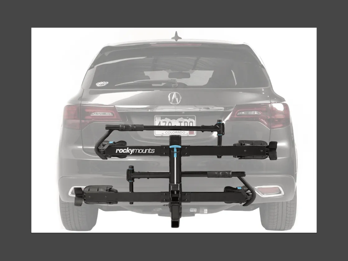 Trek Bikes RockyMounts MonoRail 2-Bike 1.25" Hitch Rack Black Outlet
