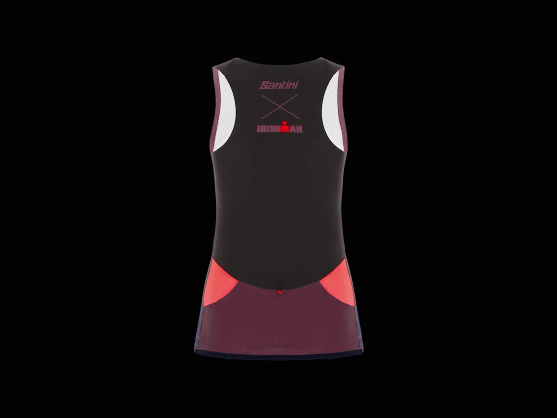 Trek Bikes Santini Ironman Audax Women's Triathlon Top Dark Purple/Dark Pink Online