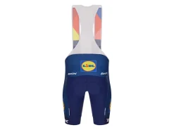 Trek Bikes Santini Lidl-Trek Replica Race Bib Short Dark Blue/Yellow Flash Sale
