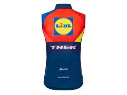 Trek Bikes Santini Lidl-Trek Replica Race Wind Vest Dark Blue/Yellow Shop