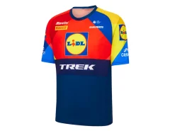 Trek Bikes Santini Lidl-Trek Replica Tech Tee Dark Blue/Yellow Online