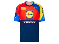 Trek Bikes Santini Lidl-Trek Replica Tech Tee Dark Blue/Yellow Online