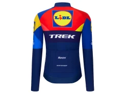 Trek Bikes Santini Lidl-Trek Team Replica LS Thermal Race Jersey Dark Blue/Yellow Shop