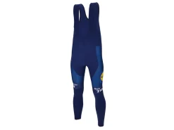 Trek Bikes Santini Lidl-Trek Team Replica Thermal Bib Tight Dark Blue/Yellow Best Sale