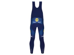 Trek Bikes Santini Lidl-Trek Team Replica Thermal Bib Tight Dark Blue/Yellow Best Sale