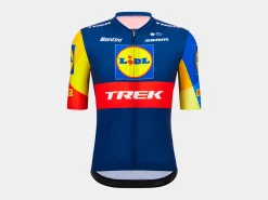 Trek Bikes Santini Lidl-Trek Women's Replica Race Jersey Dark Blue/Yellow Flash Sale