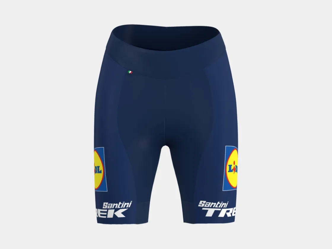 Trek Bikes Santini Lidl-Trek Women's Replica Race Short Dark Blue/Yellow Discount