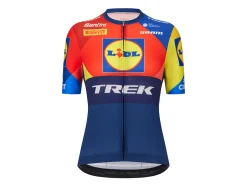 Trek Bikes Santini Lidl-Trek Women's Replica Race Jersey Dark Blue/Yellow Online