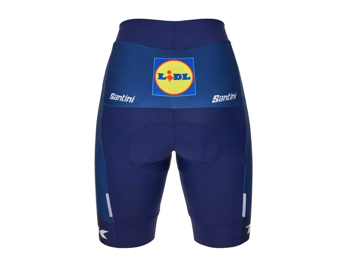 Trek Bikes Santini Lidl-Trek Women's Replica Race Short Dark Blue/Yellow Store