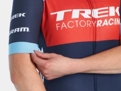 Trek Bikes Santini Trek Factory Racing Women's XC Team Replica Cycling Jersey Dark Blue/Azure Hot