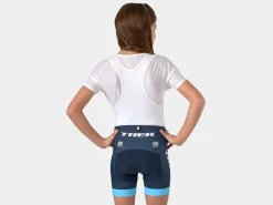 Trek Bikes Santini Trek Factory Racing XC Team Replica Kids' Bib Short Dark Blue/Azure Hot