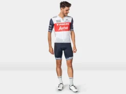 Trek Bikes Santini Trek-Segafredo Men's Team Jersey White/Dark Blue Cheap