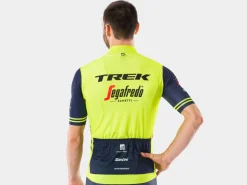 Trek Bikes Santini Trek-Segafredo Men's Team Training Replica Jersey Radioactive Yellow/Dark Blue Fashion