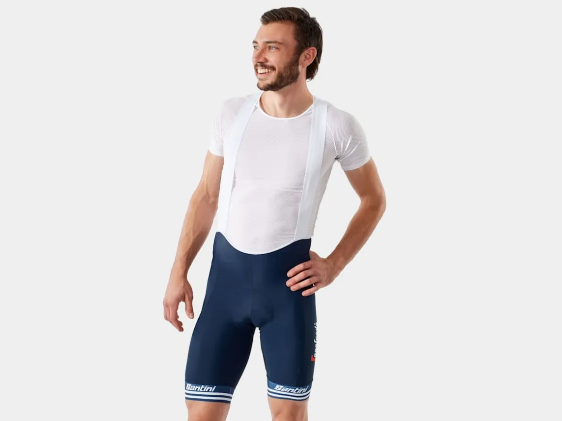 Trek Bikes Santini Trek-Segafredo Men's Team Bib Short Dark Blue Online