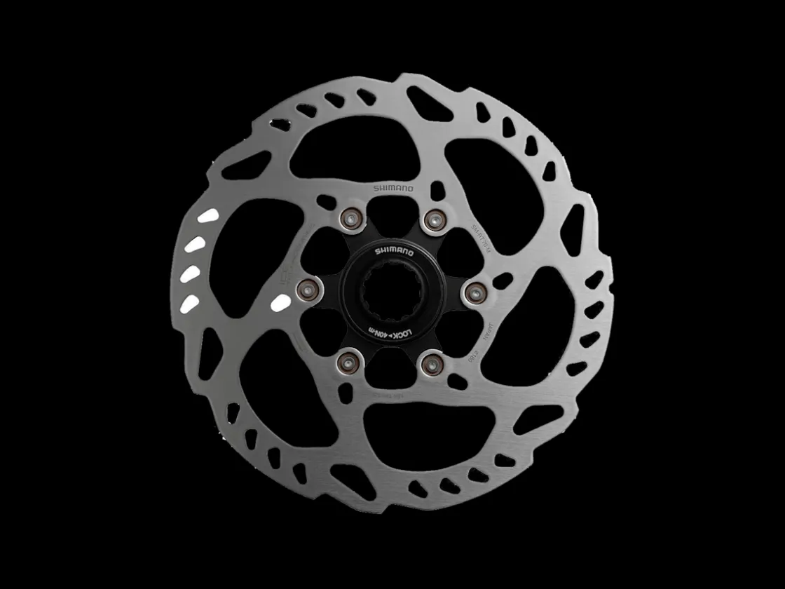 Trek Bikes Shimano RT70 Centerlock IceTech Disc Brake Rotor Silver/Black Clearance