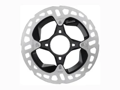 Trek Bikes Shimano XTR MT900 Centerlock Disc Brake Rotor with External-Notched Lockring Silver/Black Fashion
