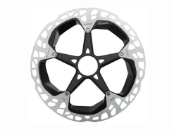 Trek Bikes Shimano XTR MT900 Centerlock Disc Brake Rotor with External-Notched Lockring Silver/Black Fashion