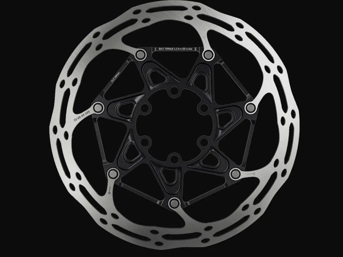 Trek Bikes SRAM CenterLine X 6-bolt Rounded Edge Disc Brake Rotor Silver/Black Store