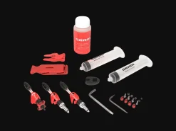 Trek Bikes SRAM Disc Brake Bleed Kit DOT Fluid V2 Red/Clear Cheap