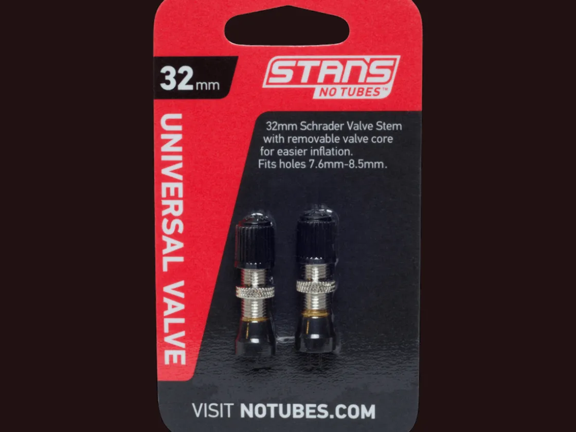 Trek Bikes Stan's NoTubes Tubeless Schrader Valves Silver Cheap