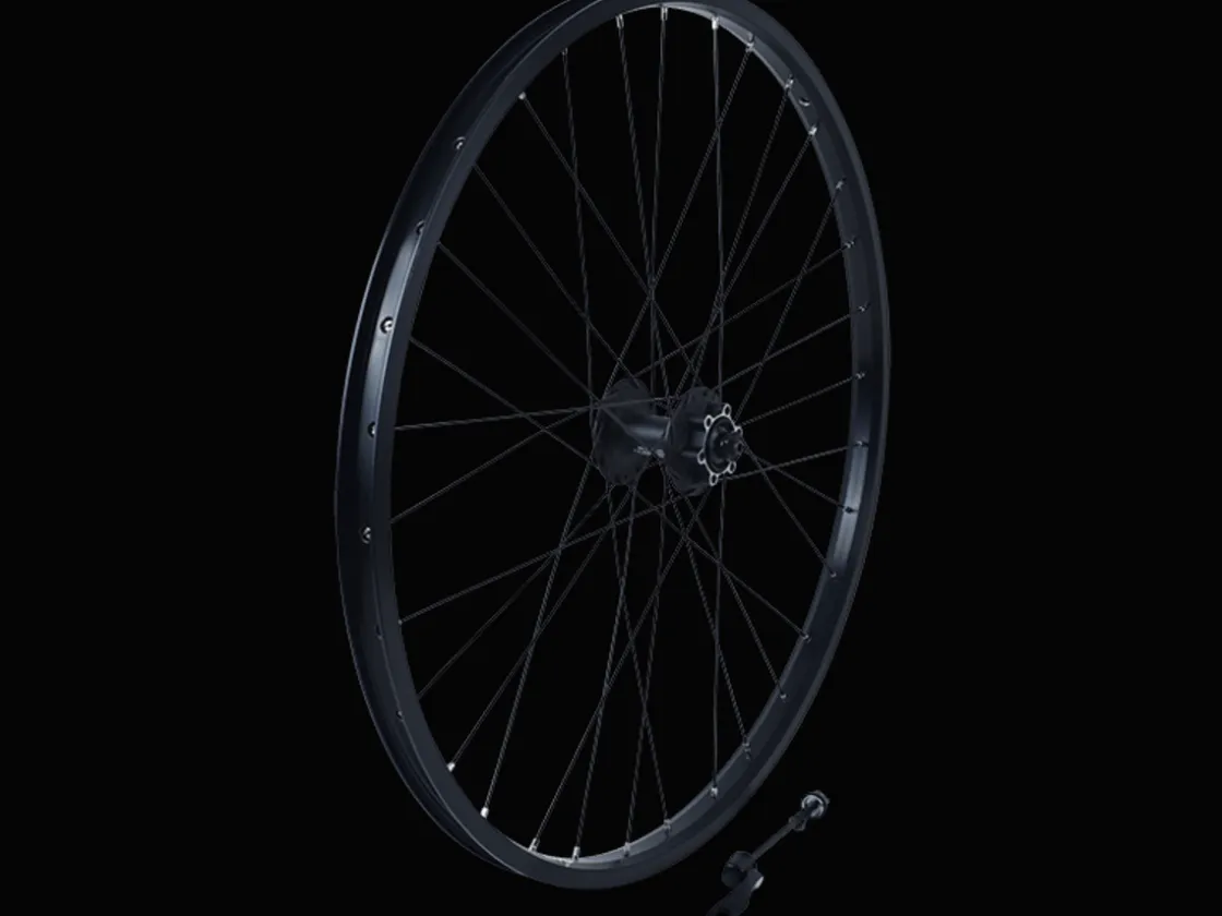 Trek Bikes Sta-Tru 26" QR Double-wall Alloy 6-Bolt Disc MTB Wheel Black Cheap