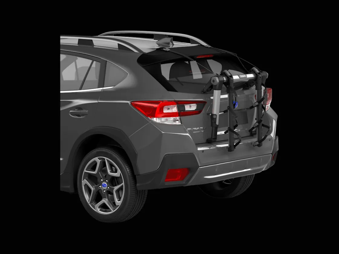 Trek Bikes Thule OutWay 3-Bike Hanging Trunk Rack Black/Silver New