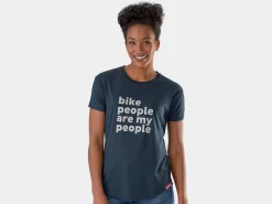 Trek Bikes Trek Bike People Women's T-Shirt Navy Discount