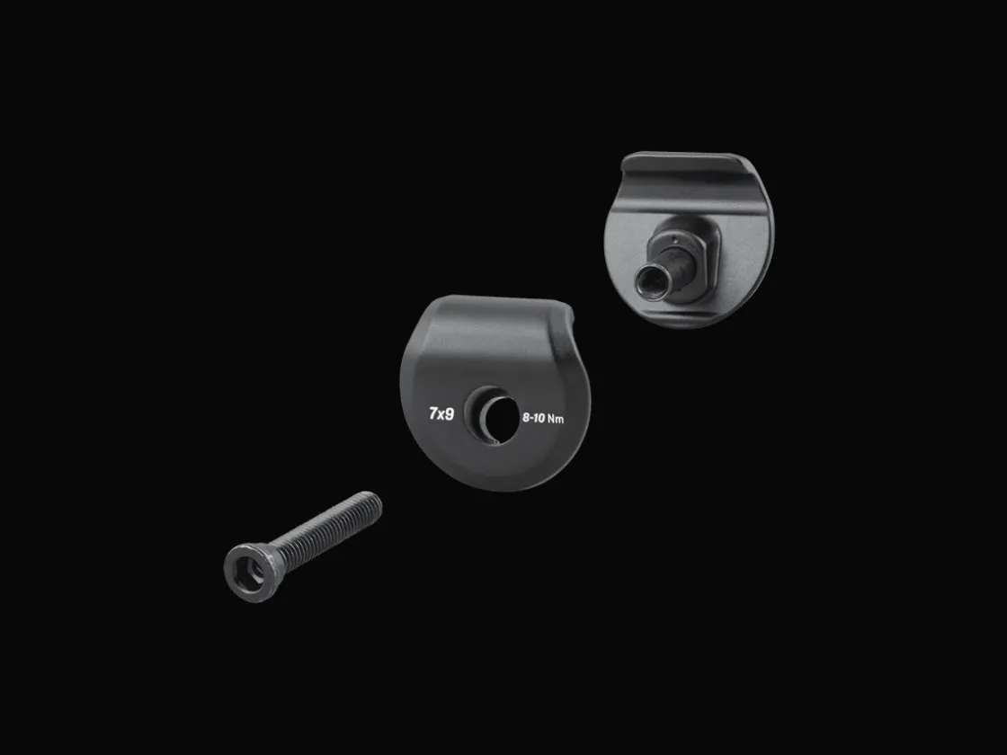 Trek Bikes Trek 2-Bolt Seatpost 7x9mm Saddle Clamp Ears Black Flash Sale