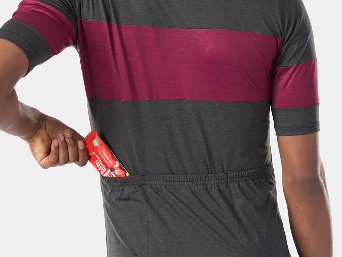 Trek Bikes Trek Calivetta Short Sleeve Cycling Jersey Black/Light Blue Outlet