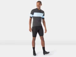 Trek Bikes Trek Calivetta Short Sleeve Cycling Jersey Black/Light Blue Outlet