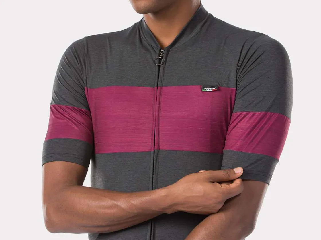 Trek Bikes Trek Calivetta Short Sleeve Cycling Jersey Black/Light Blue Outlet