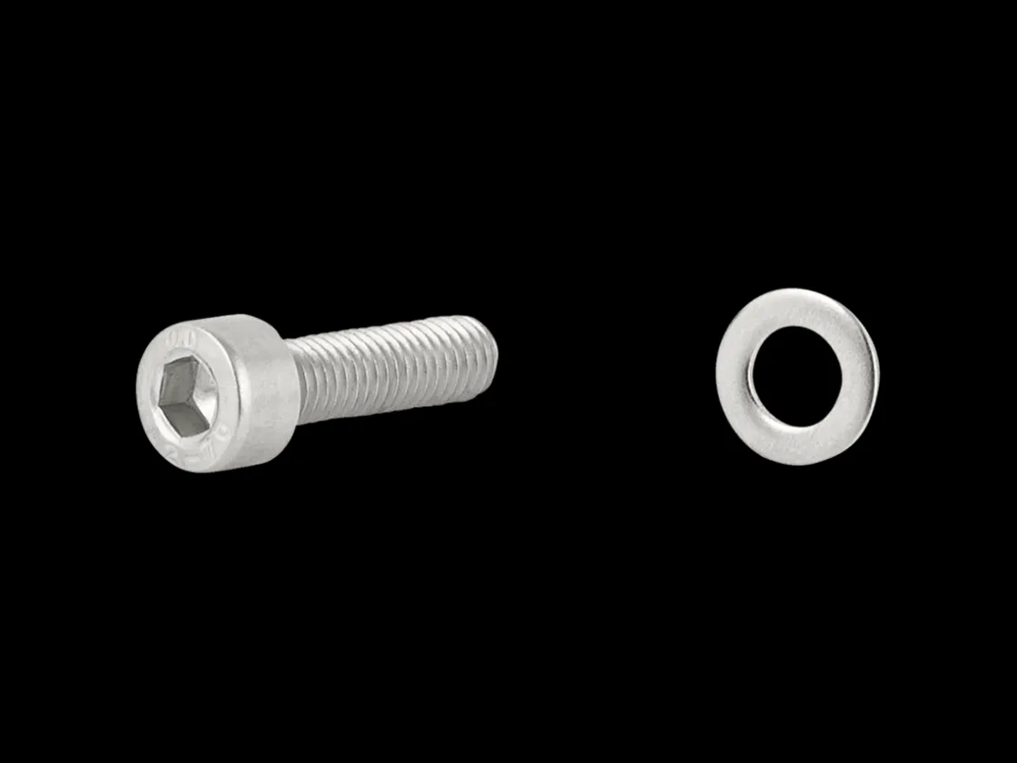 Trek Bikes Trek Fetch+ 4 Front Steering Disc Fastener Set Chrome Clearance