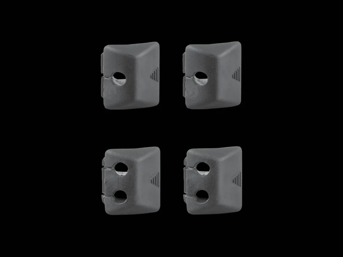 Trek Bikes Trek Head Tube Square Plug - Pack of 4 Black Fashion