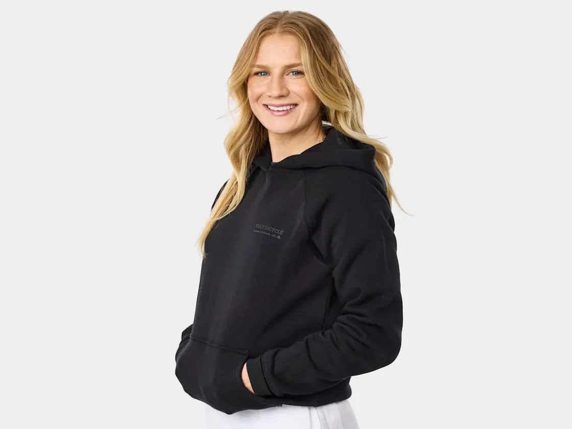 Trek Bikes Trek Left Stacked Unisex Hoodie Black Outlet