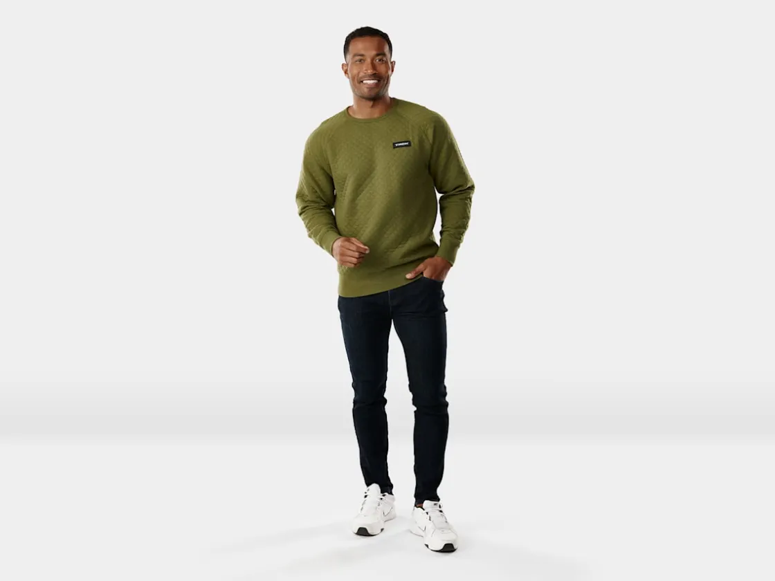 Trek Bikes Trek Quilted Crewneck Unisex Sweatshirt Outlet