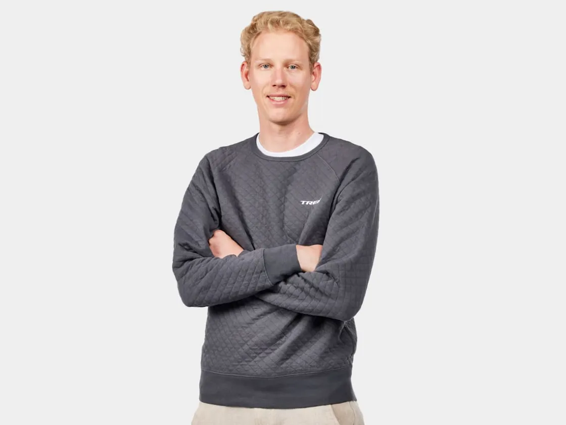 Trek Bikes Trek Quilted Crewneck Unisex Sweatshirt Outlet