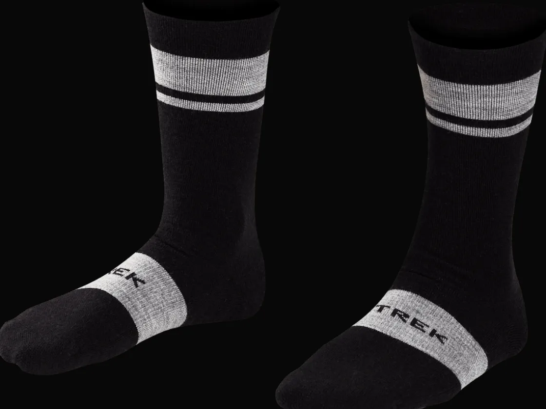 Trek Bikes Trek Race Crew Cushioned Merino Wool Cycling Sock Flash Sale