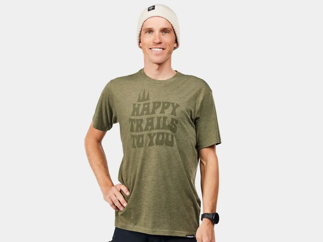 Trek Bikes Trek Trails Unisex T-Shirt Olive Green Online