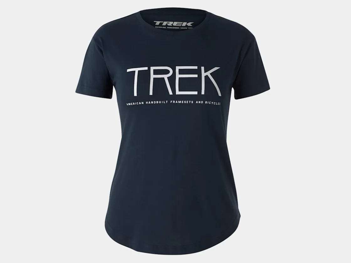 Trek Bikes Trek Vintage Logo Women's T-shirt Navy Outlet
