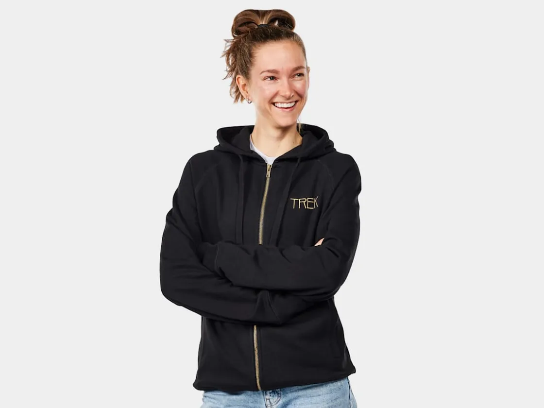 Trek Bikes Trek Vintage Logo Zip-Up Unisex Hoodie Black Fashion