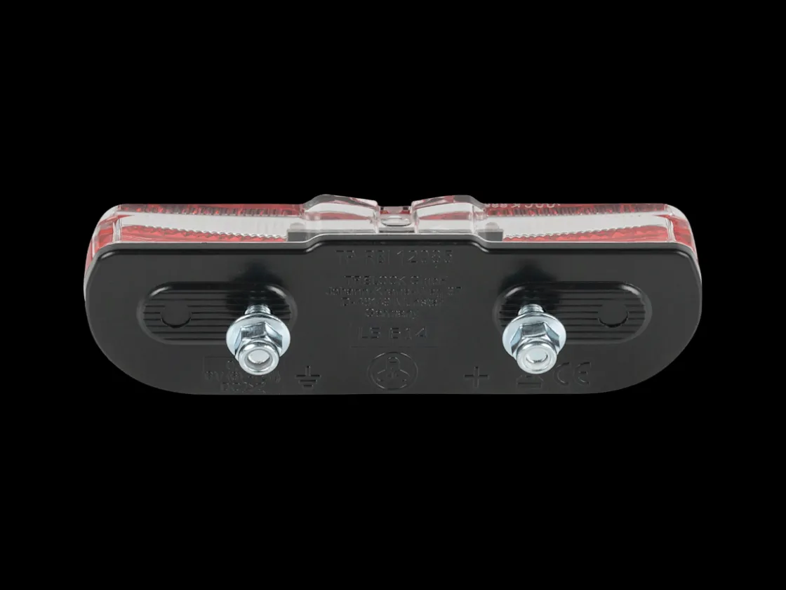 Trek Bikes TRELOCK Duo Flat E-bike Rear Light Dark Red/White Outlet