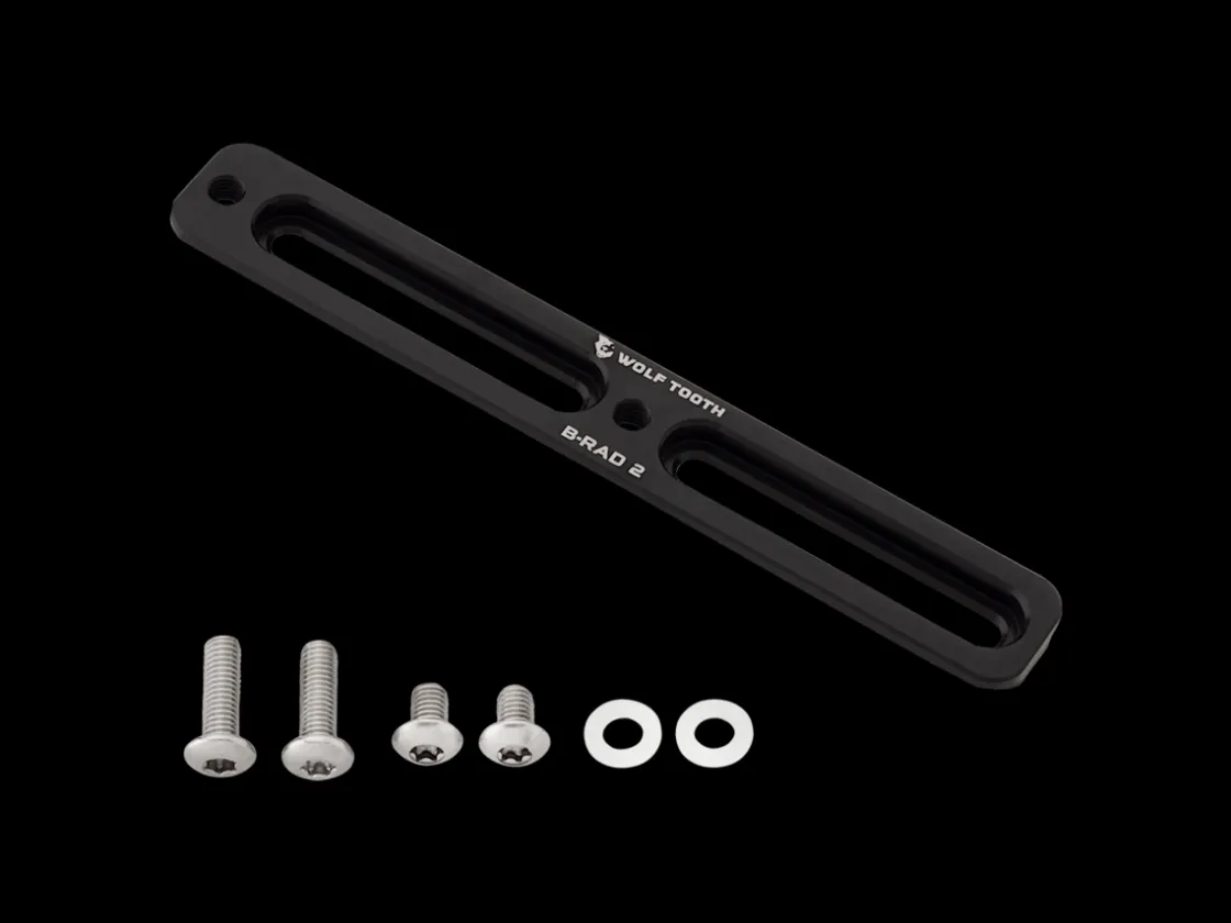 Trek Bikes Wolf Tooth B-RAD 2-Slot Base Mount Black Sale