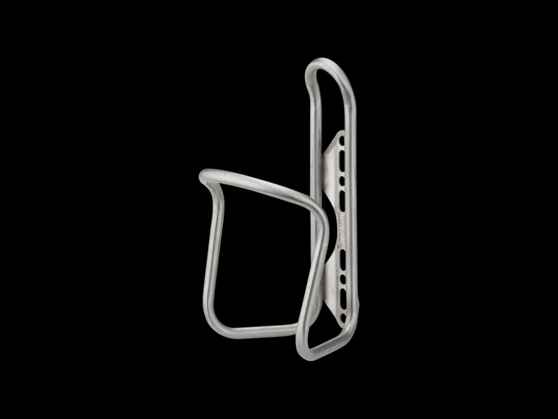 Trek Bikes Wolf Tooth Morse Titanium Water Bottle Cage Silver Sale